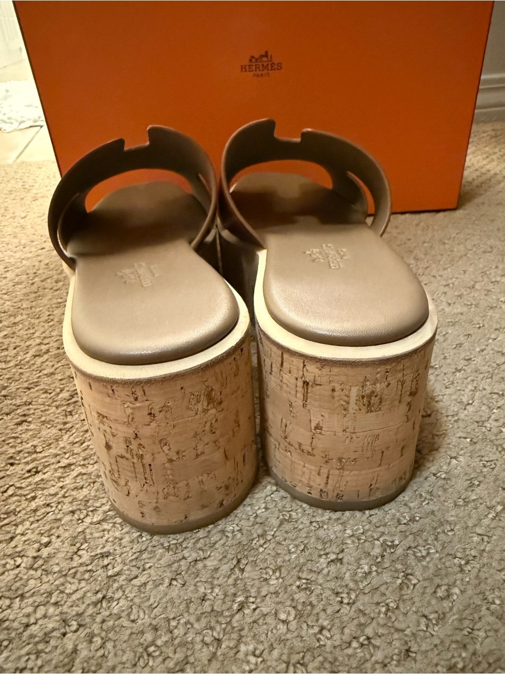 Hermès Tan Leather Eze 30 sandal - Picture 3 of 7